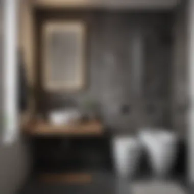 Modern Decor for Compact Bathrooms Modern decor in a compact bathroom setting