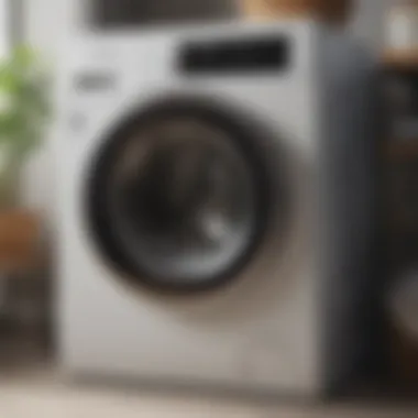Modern Compact Portable Laundry Machine Compact portable laundry machine showcasing modern design