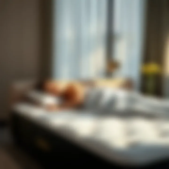 Guest Enjoying Restful Sleep Guest enjoying a restful sleep on a Saatva mattress