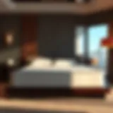 Luxurious Saatva mattress in a hotel room setting