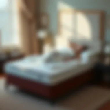 Illustration of sleep posture on a suitable mattress