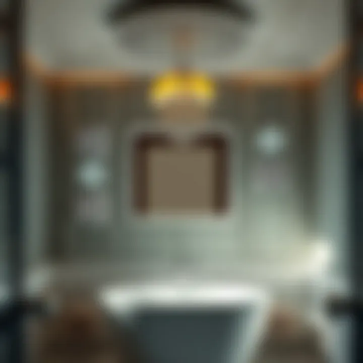 Illustration of sound levels from different bathroom fans.