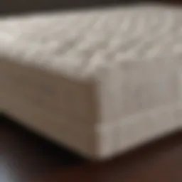 Visual representation of a sagging mattress highlighting the compromised support