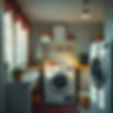 Creating a Serene Laundry Environment A serene laundry environment