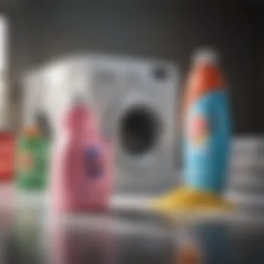Common Irritants in Laundry Detergents Illustration showing common irritants in laundry detergents