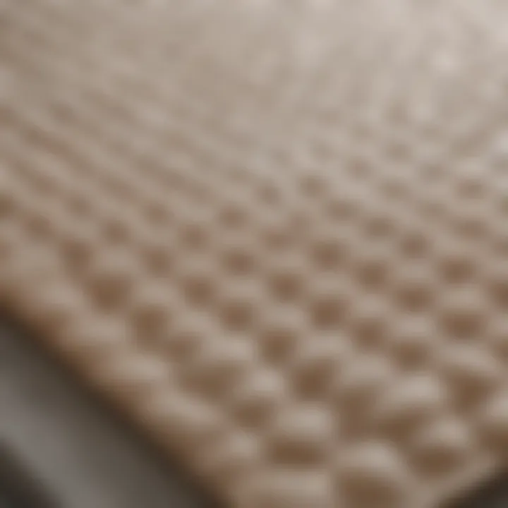 Close-up of Conair spa mat showcasing material texture