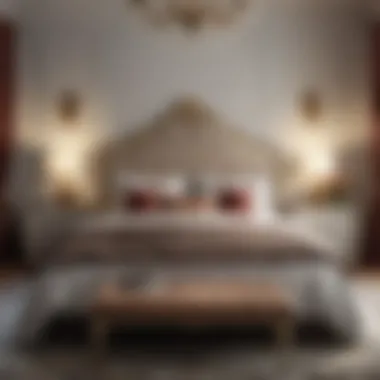Elegant Bedroom with Upscale Bedding Elegant bedroom design featuring upscale bedding
