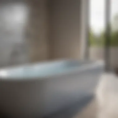 Design and Functionality of Jetted Bath Features Close-up view highlighting the intricate jets of a modern bathtub