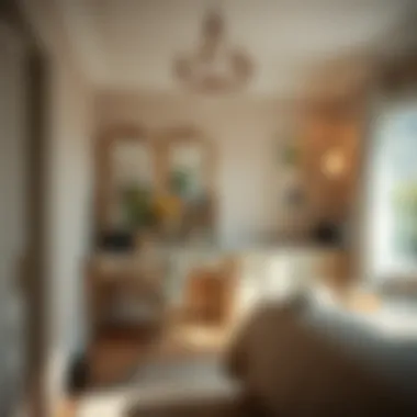 Cozy corner featuring a makeup chair in a bedroom