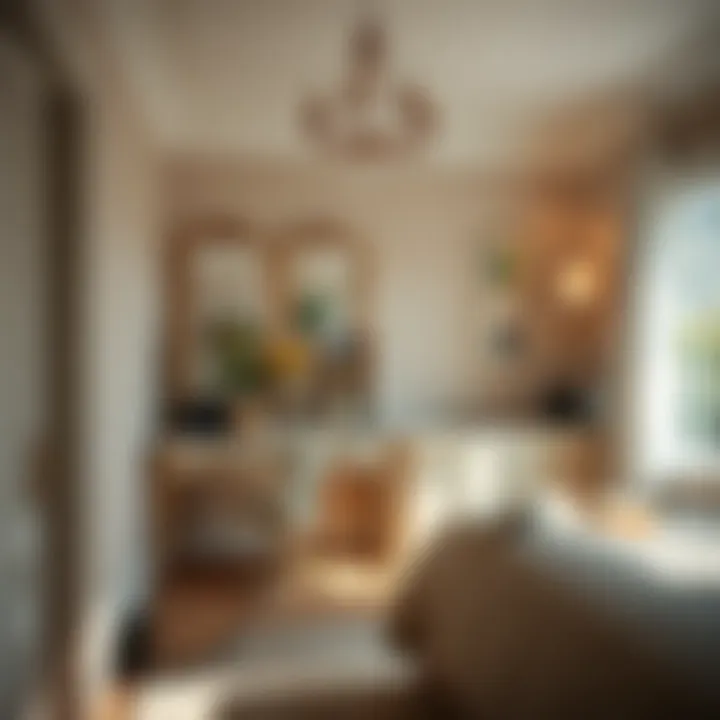 Cozy corner featuring a makeup chair in a bedroom