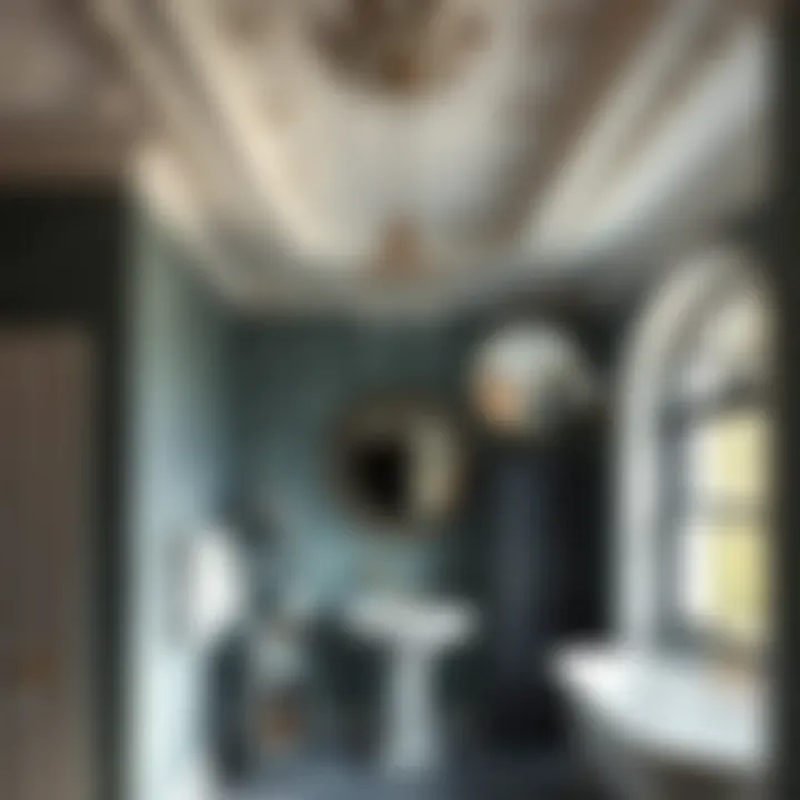 Application technique for ceiling paint