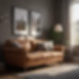 Elegant bedroom with a stylish couch chair in a cozy corner