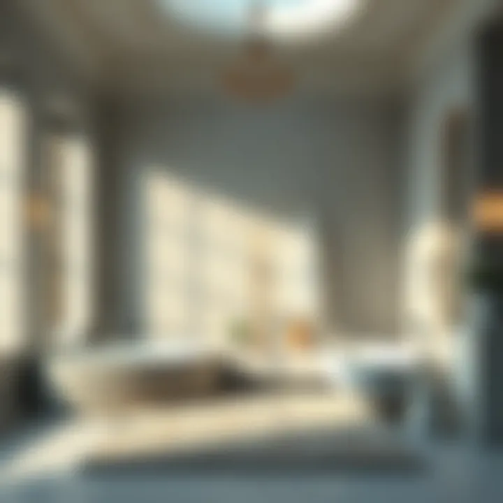 Luxurious Thick Bath Rug in a Serene Bathroom Luxurious thick bath rug in a serene bathroom setting