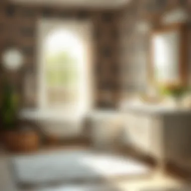 Enhancing Bathroom Decor with Thick Bath Rugs Thick bath rug enhancing bathroom decor with style