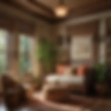 Cozy Tommy Bahama Reading Nook Cozy reading nook with Tommy Bahama decor elements