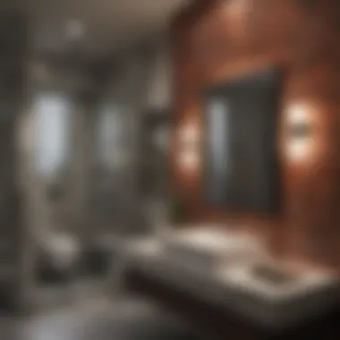 Trendy Bathroom Materials Trendy bathroom materials like tiles and vanities for contemporary design
