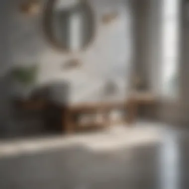 Quality Materials for Bathroom Renovation A detailed view of high-quality tiles and finishes suitable for renovations