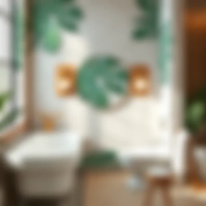 Elegant Tropical-Inspired Fixtures Elegant bathroom fixtures inspired by tropical landscapes