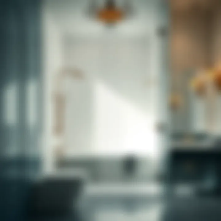 Diverse Shower Design Options Comparison of different shower designs highlighting various styles