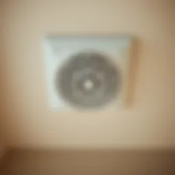 Illustration showing the importance of bathroom exhaust fan covers for air quality