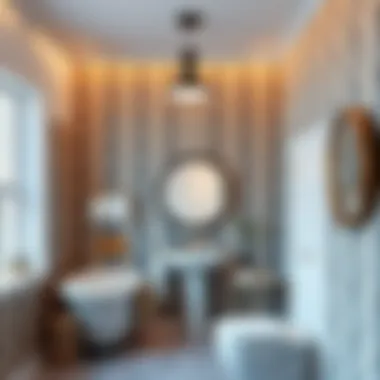 Materials for Bathroom Fluorescent Light Covers Variety of materials for fluorescent light covers in bathrooms