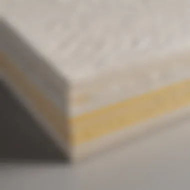 Layered Technology of Memory Foam Mattresses Cross-section view of a memory foam mattress showing layered technology.