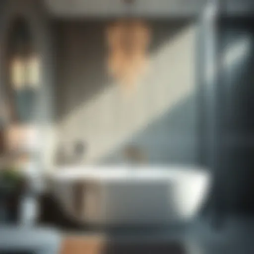 Elegant bathroom design showcasing modern fixtures