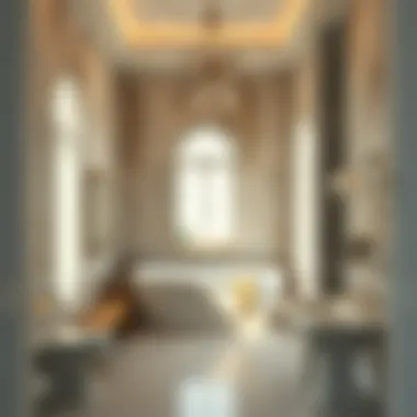 Diverse Material Options for Bathrooms Display of various bathroom materials and tiles