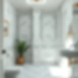 Elegant shower design in a small bathroom