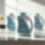 Packaging of unscented laundry detergent powder