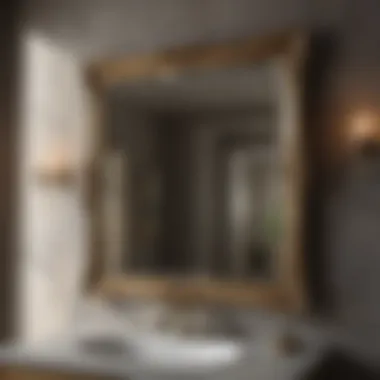 Essential Maintenance for Venetian Mirrors Maintenance tips displayed alongside a Venetian mirror